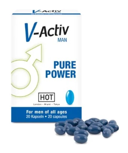 Таблетки для чоловіків - V-Activ Man Pure Power, 20 таб. - зображення 1
