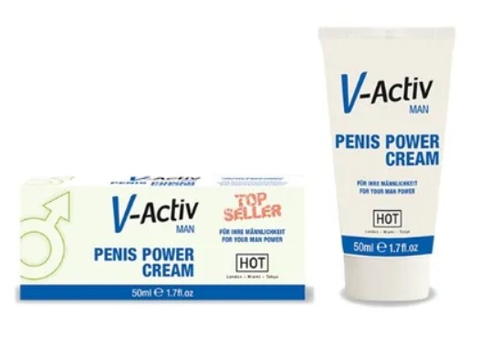 Крем - V-Activ Men Penis Power Cream, 50 мл - зображення 1