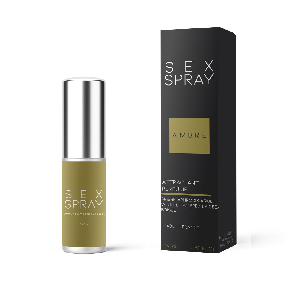 Чоловічі парфуми з феромонами - Sex Spray Ambre, 15 мл - зображення 1