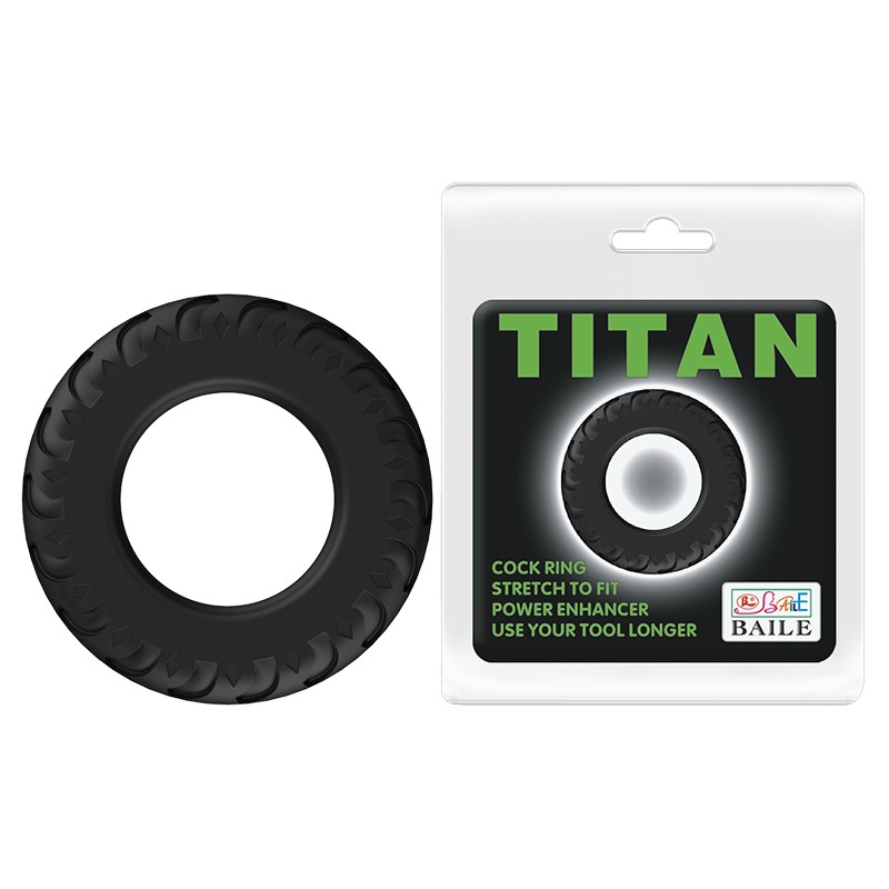 Ерекційне кільце - Titan Cock Ring Green - зображення 1
