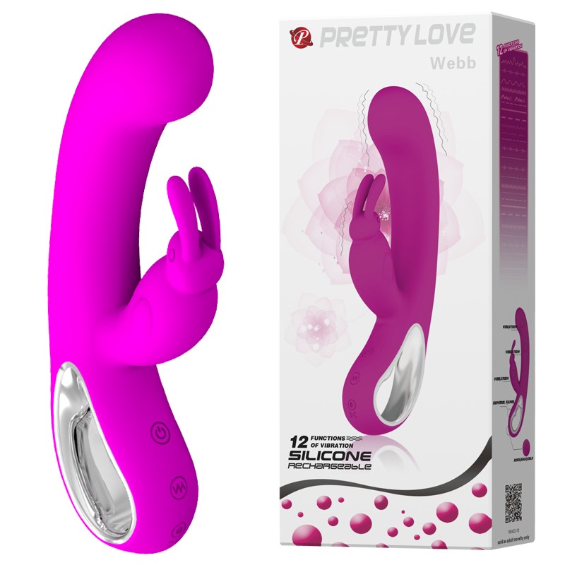 Вібратор - Pretty Love Webb Vibrator Purple - зображення 1