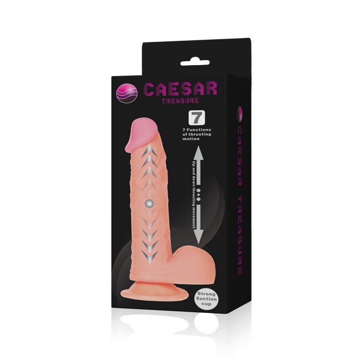 Вібратор - Cesar Treasure Thrusting Vibrator Flesh - зображення 1