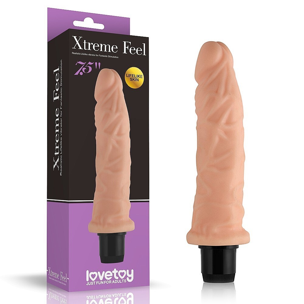Реалістичний вібратор - Xtreme Feel Vibrator Flesh 7.5" - зображення 1