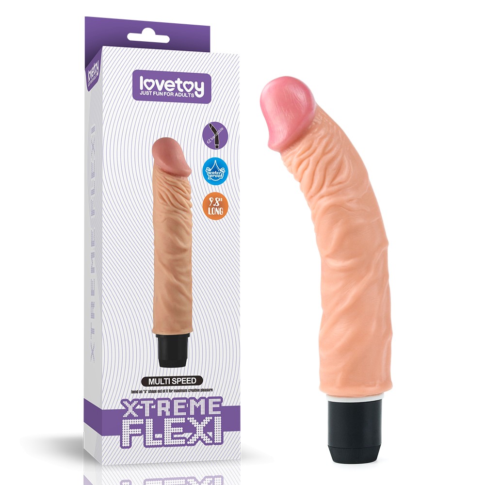 Реалістичний вібратор - Xtreme Flexi Vibrator 9.8" - зображення 1