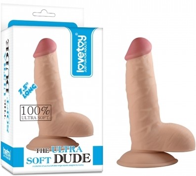 Фалоімітатор - The Ultra Soft Dude 7.5" #2 - зображення 1
