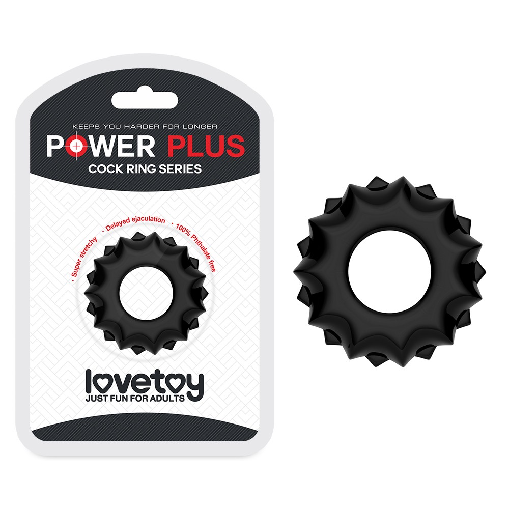 Ерекційне кільце - Power Plus Cockring 1 Black - зображення 1