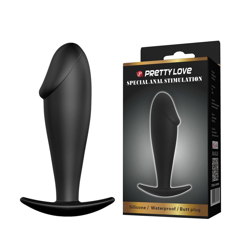 Анальна пробка - Pretty Love Special Anal Stimulation Penis Black - зображення 1