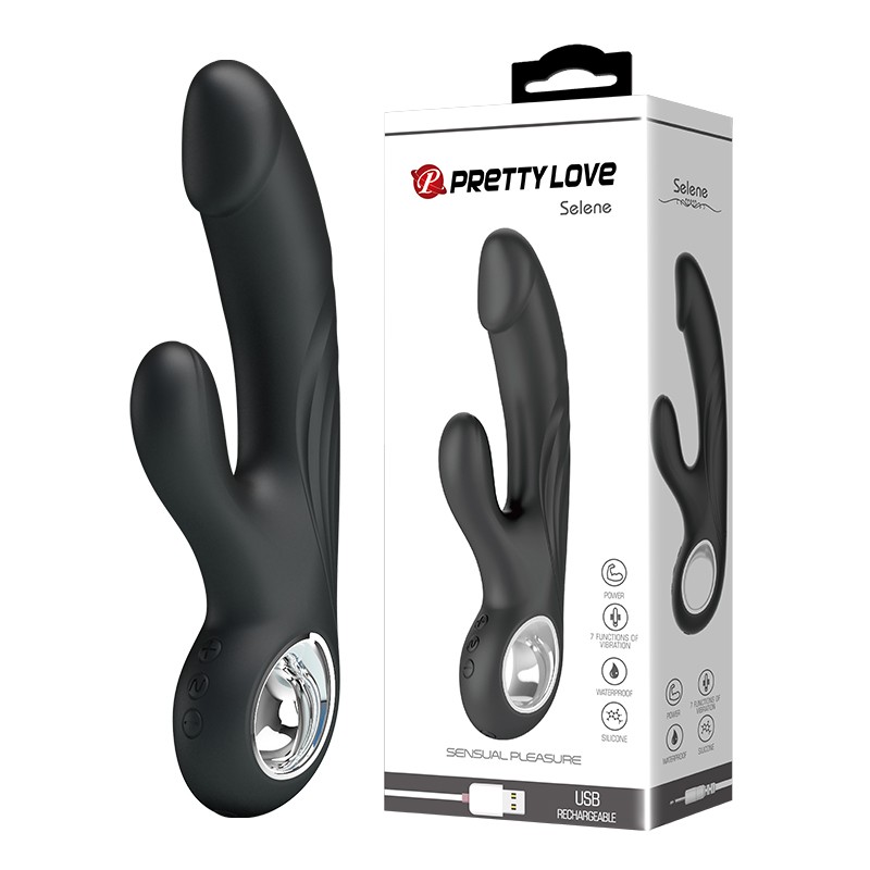Вібратор - Pretty Love Selene Vibrator Black - зображення 1