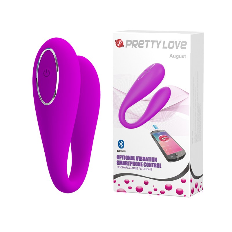 Вібратор - Pretty Love August Stimulator Purple (App) - зображення 1