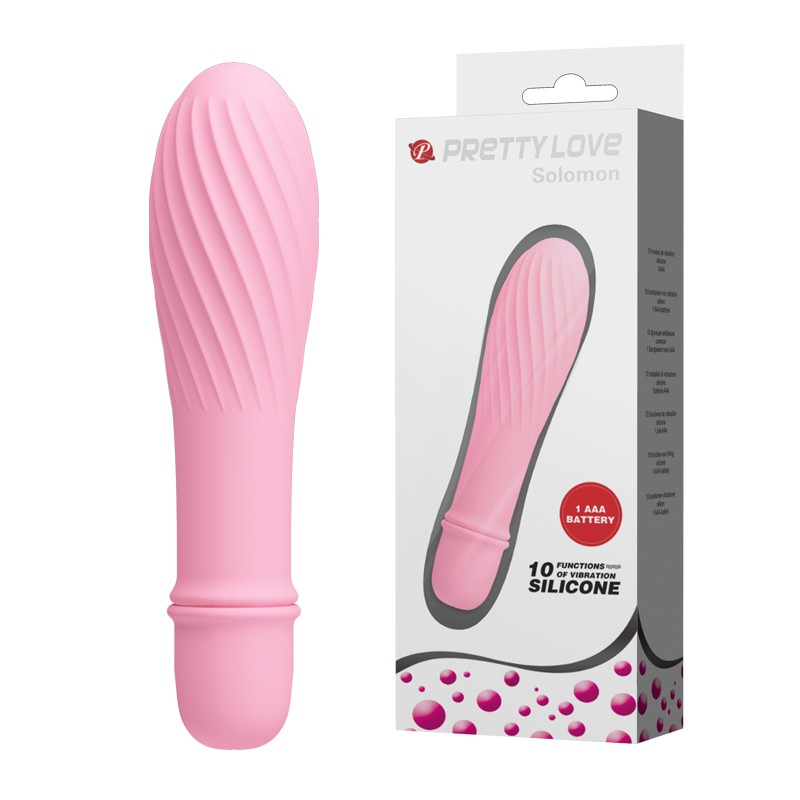 Вібратор - Pretty Love Solomon Vibrator Light Pink - зображення 1