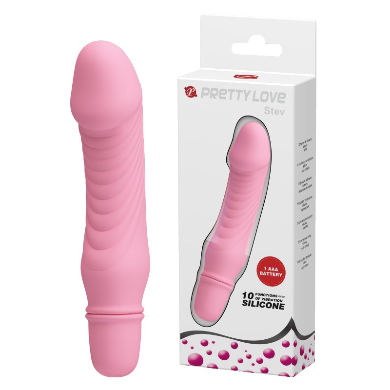 Вібратор - Pretty Love Stev Vibrator Light Pink - зображення 1