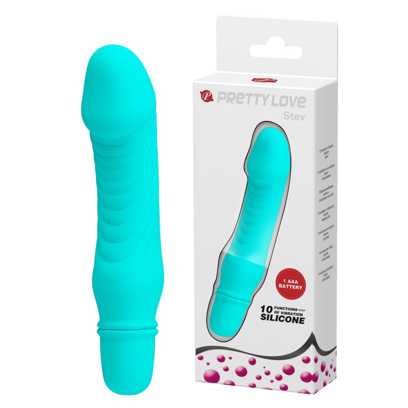 Вібратор - Pretty Love Stev Vibrator Blue - зображення 1