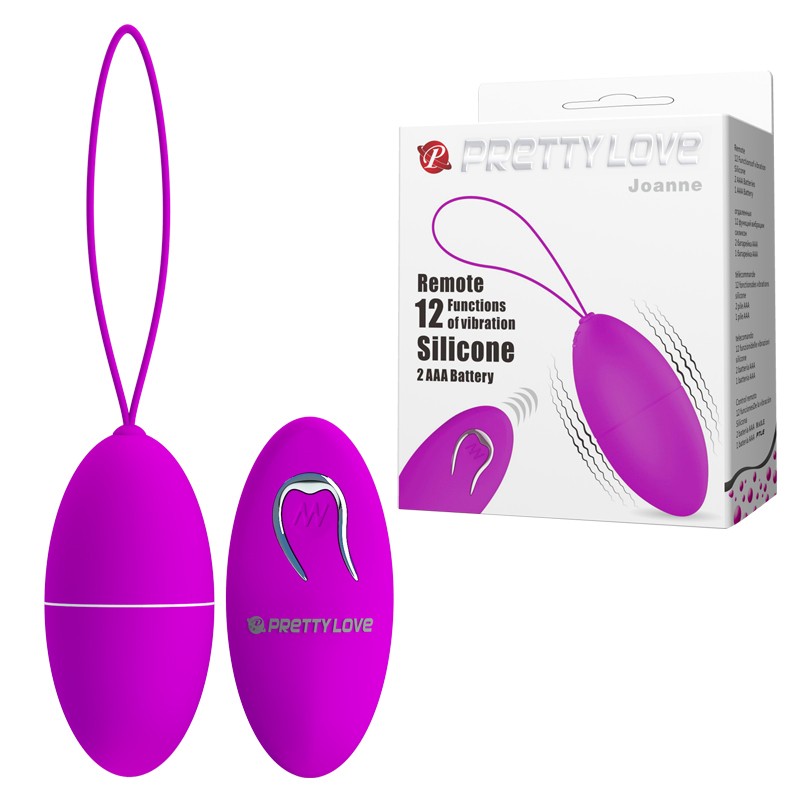 Віброяйце - Pretty Love Joanne Vibrating Egg Purple - зображення 1