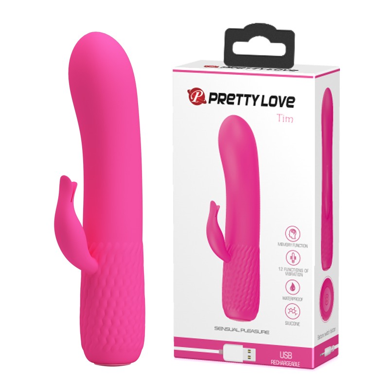 Вібратор - Pretty Love Tim Vibrator Pink - зображення 1