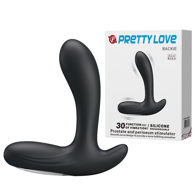 Масажер простати - Pretty Love Beckie Prostate Stimulator Black - зображення 1