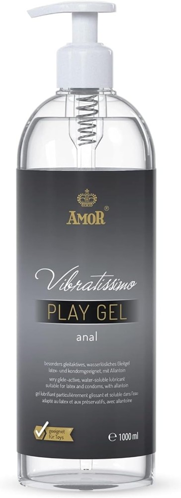 Лубрикант - Vibratissimo Play Gel Anal, 1000 мл - зображення 1