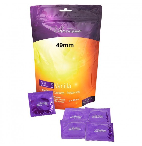 Презервативи - Vibratissimo XX ... S Vanilla, 49 мм, 50 шт. (09.2026) - зображення 1