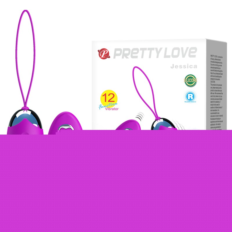 Віброяйце - Pretty Love Jessica Vibrating Egg Purple - зображення 1