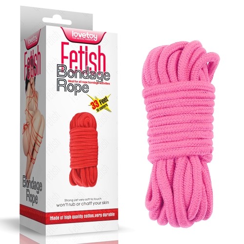 Мотузка - Fetish Bondage Rope Pink, 10 м - зображення 1
