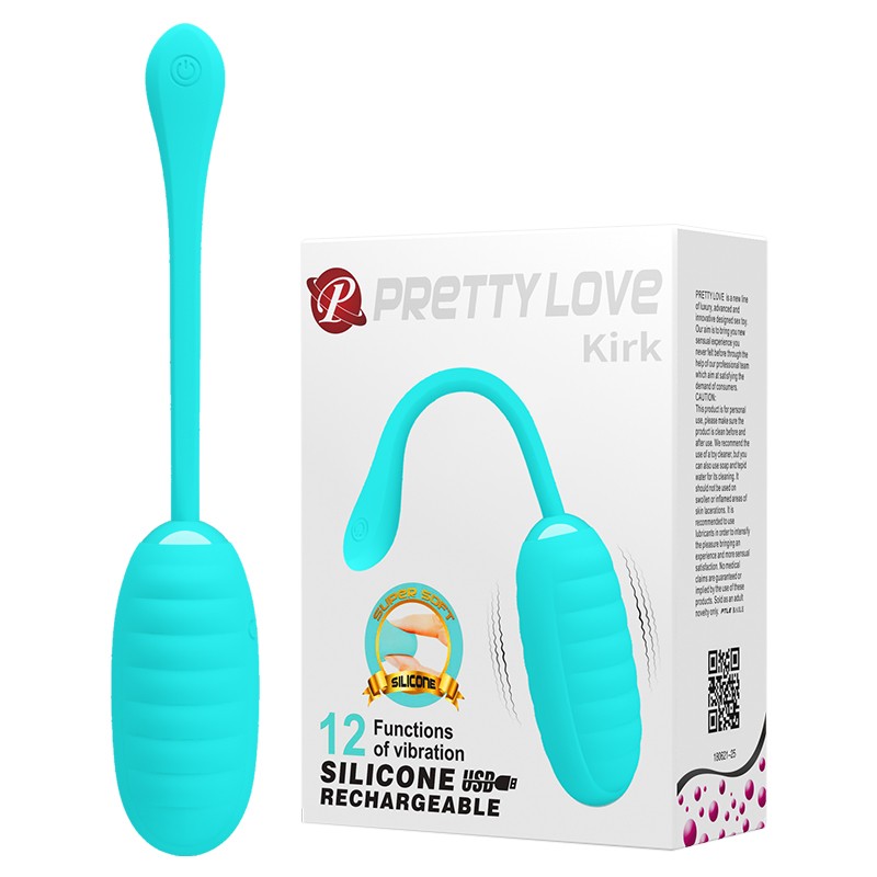 Віброяйце - Pretty Love Kirk Vibrating Egg Mint - зображення 1