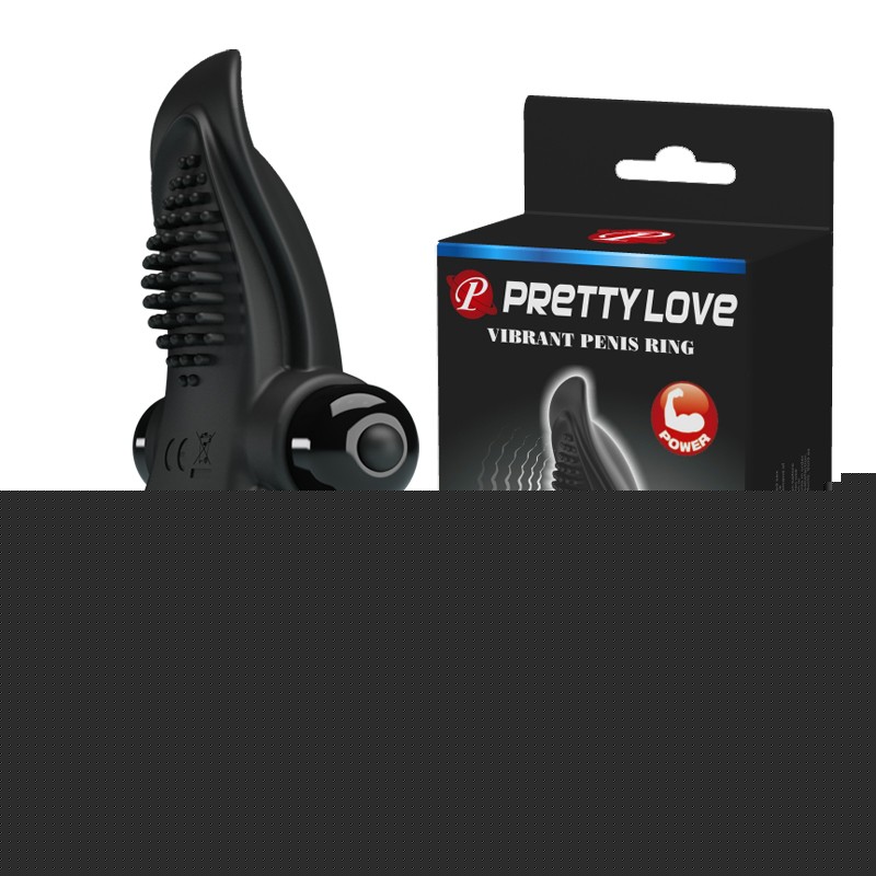 Ерекційне кільце - Pretty Love Vibrant Penis Ring Black - зображення 1