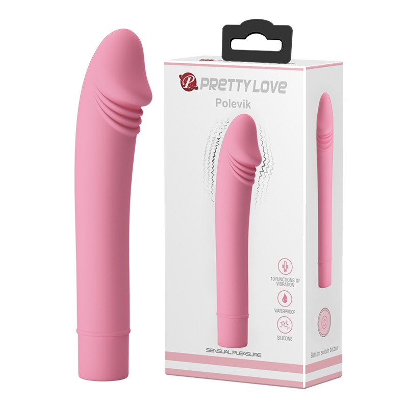 Вібратор - Pretty Love Polevick Vibrator Light Pink - зображення 1