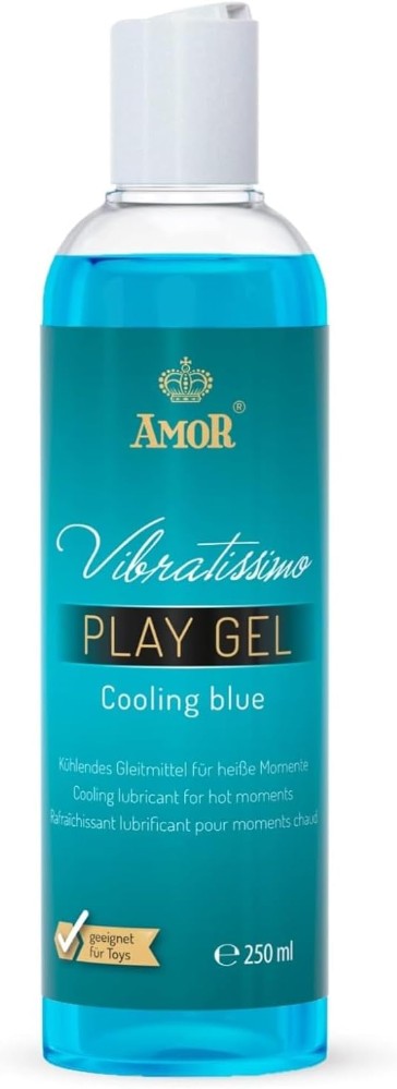 Лубрикант - Vibratissimo Cooling Blue, 250 мл - зображення 1