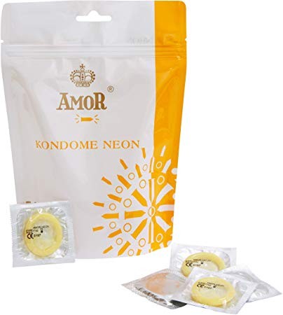 Презервативи - Amor Neon, 50 шт. - зображення 1