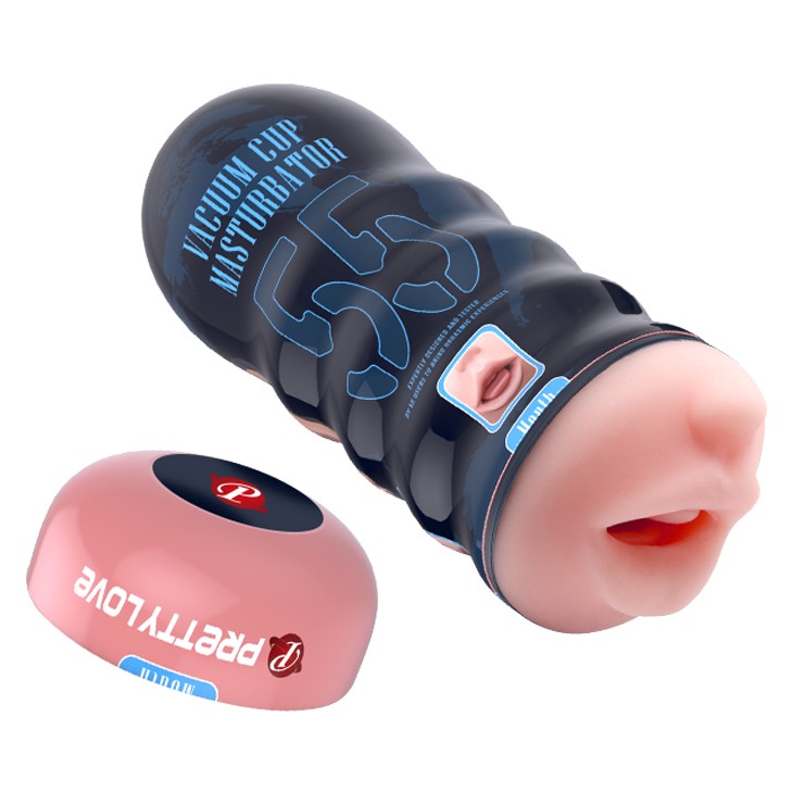 Мастурбатор - Pretty Love Vacuum Cup Masturbator Mouth - зображення 1
