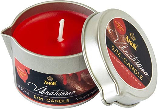 Масажна свічка - Vibratissimo Burning Red, 50 мл - зображення 1