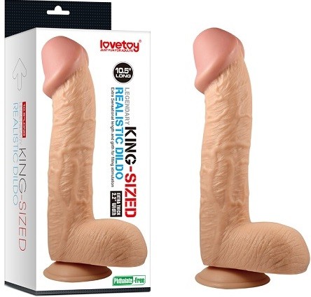 Фалоімітатор - King-Sized Realistic Dildo 10.5" - зображення 1