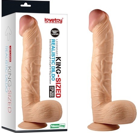 Фалоімітатор - King-Sized Realistic Dildo 12" - зображення 1