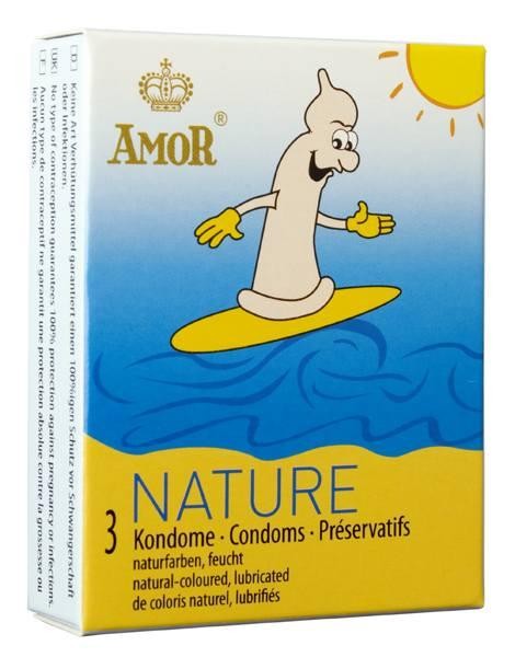 Презервативи - Amor Nature, 3 шт. - зображення 1