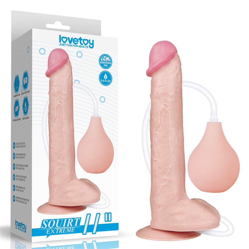 Фалоімітатор - Squirt Extreme Dildo 11" Flesh - зображення 1
