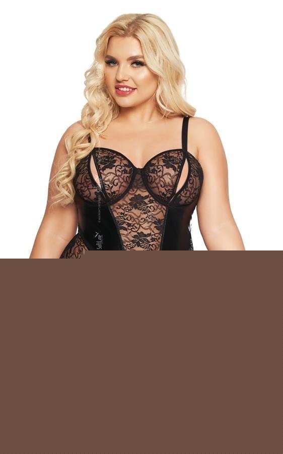 Корсет - Jessica, black XL - зображення 1