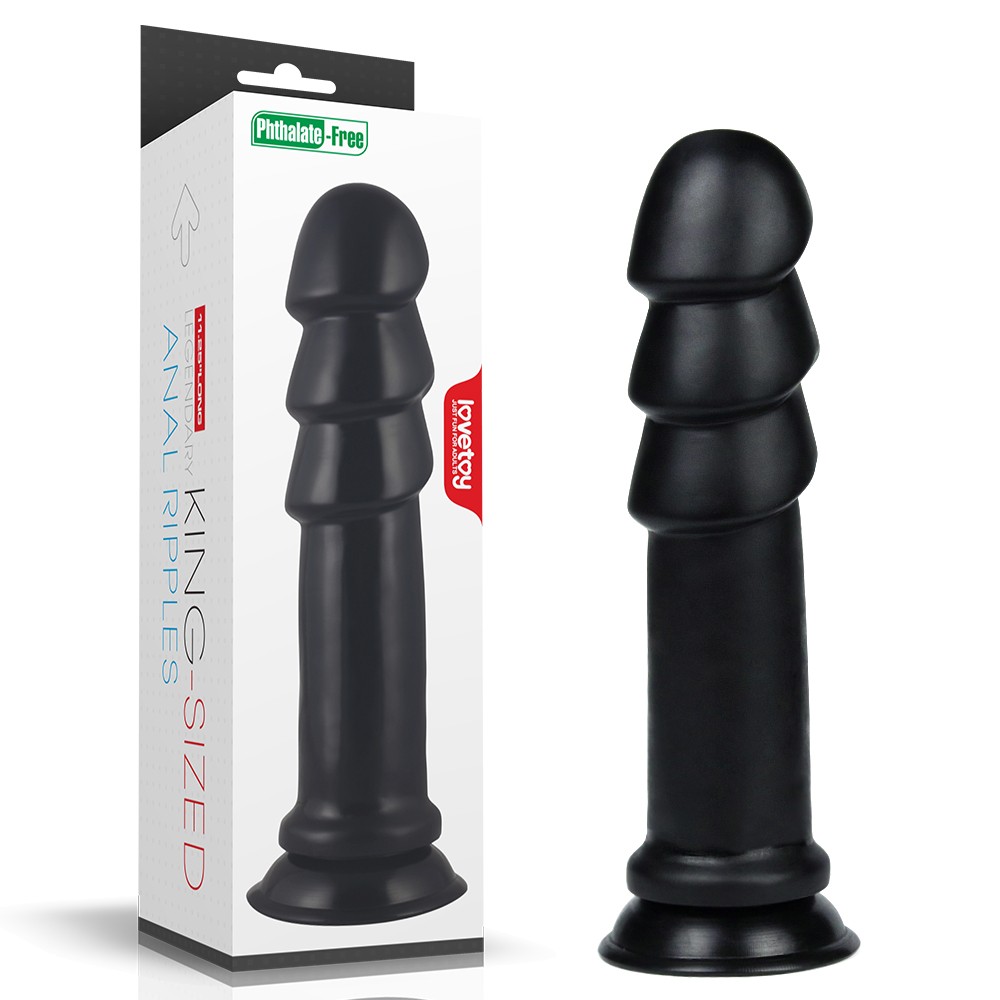 Анальна пробка - King-Sized Anal Ripples 11.25" - зображення 1