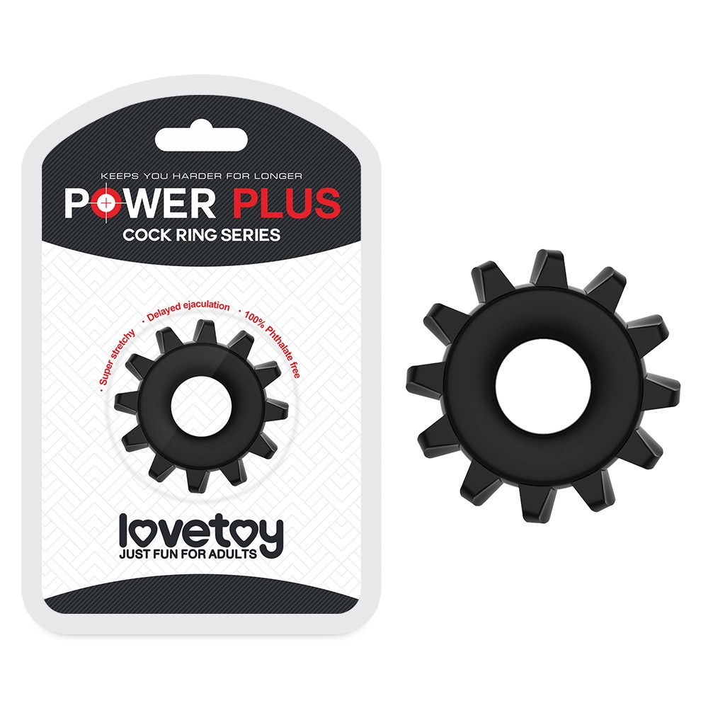 Ерекційне кільце - Power Plus Cockring 3 Black - зображення 1