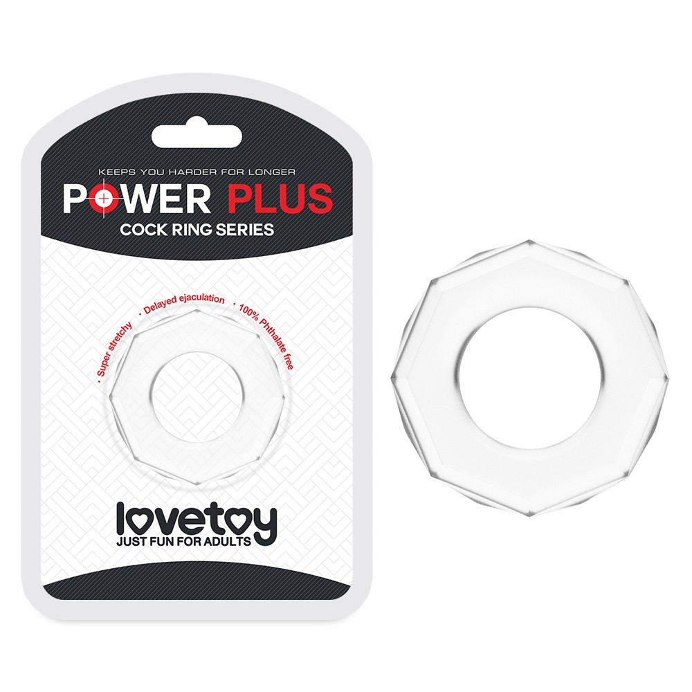 Ерекційне кільце - Power Plus Cockring 4 Clear - зображення 1