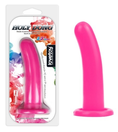 Фалоімітатор - Holy Dong Medium 5.5" Pink - зображення 1
