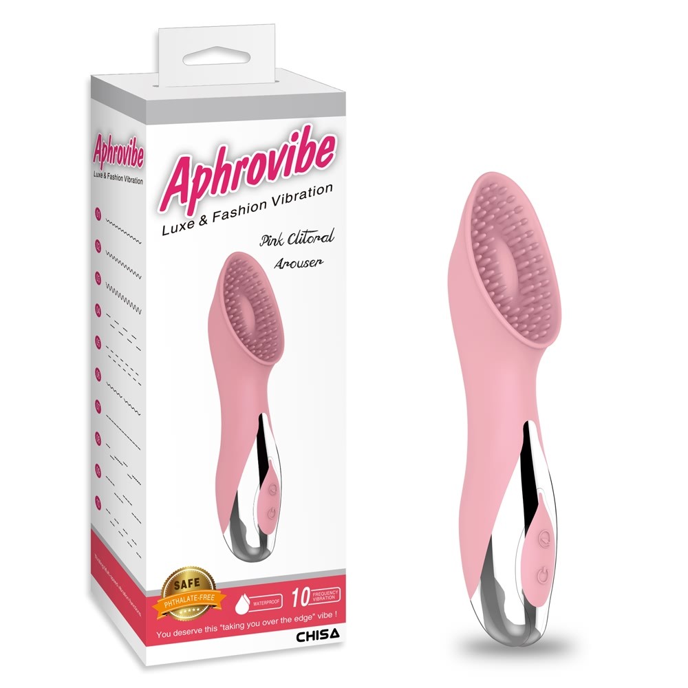 Кліторальний стимулятор - Aphrovibe Pink Clitoral Arouser - зображення 1