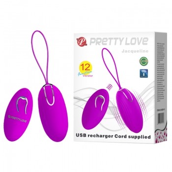 Віброяйце - Pretty Love Jacqueline Vibrating Egg Purple - зображення 1