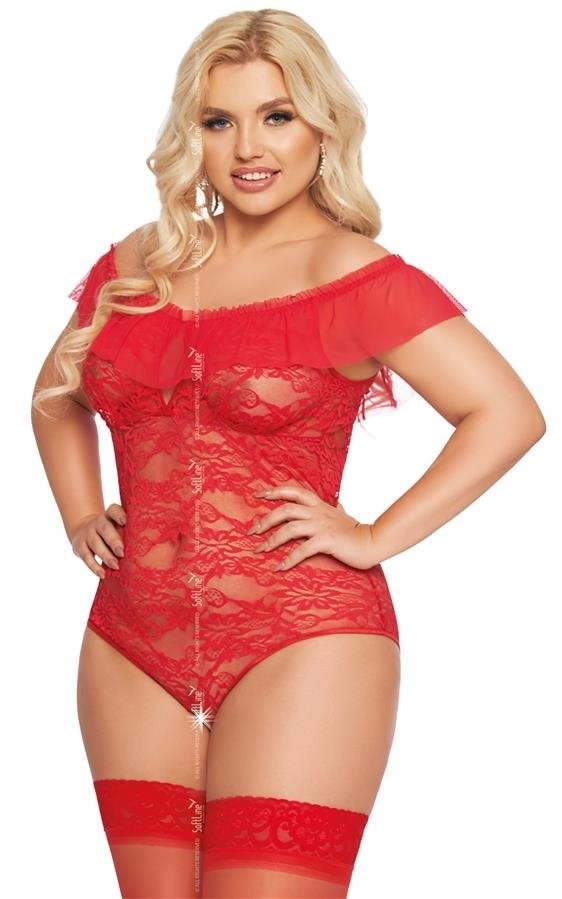 Боді - Kamila, red 3XL - зображення 1