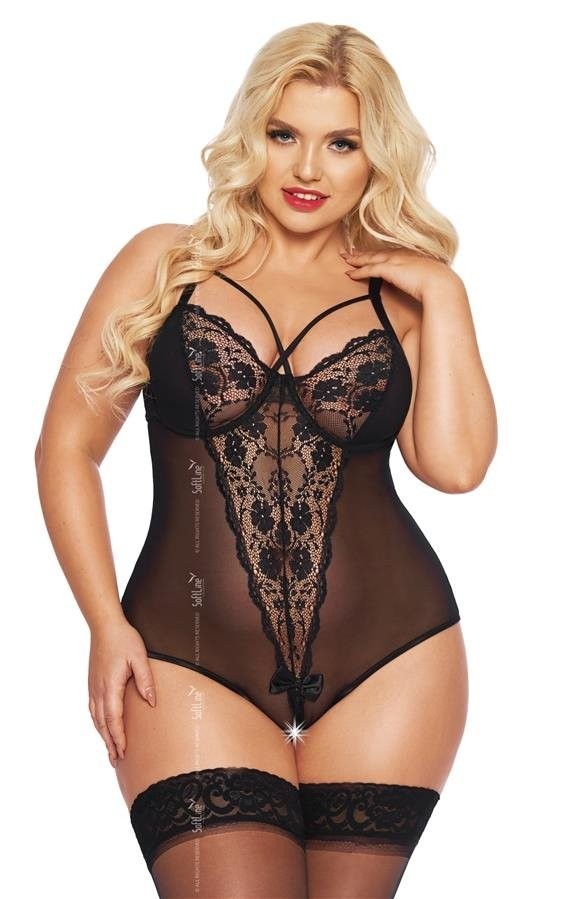 Боді - Amanda, black 2XL - зображення 1
