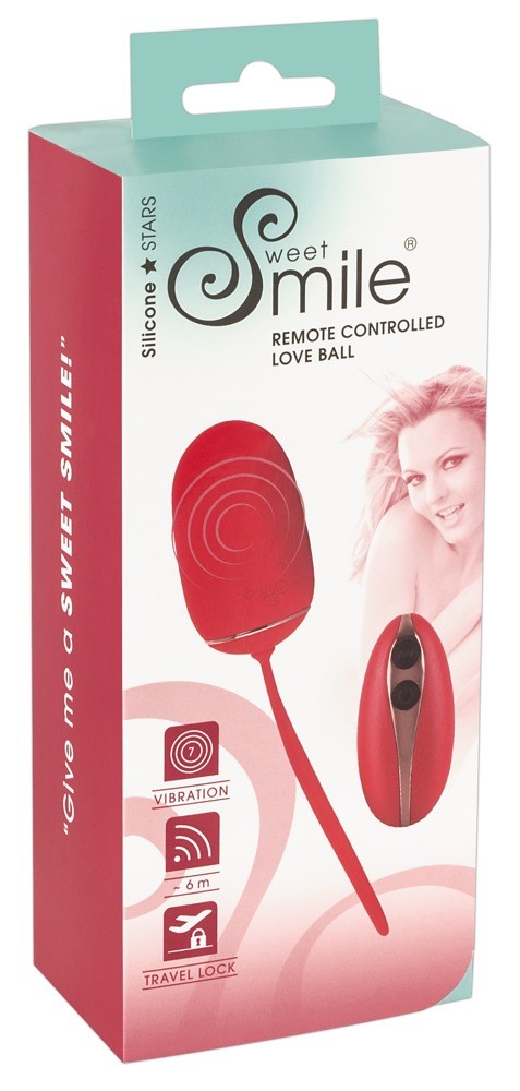 Віброяйце - Sweet Smile Remote Controlled Love Ball - зображення 1