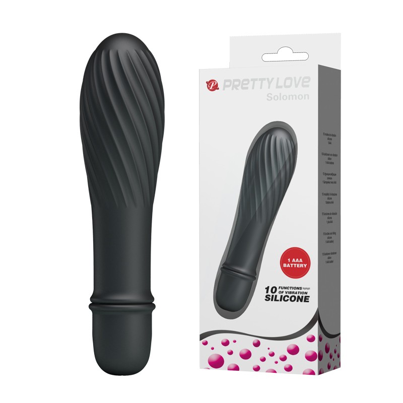 Вібратор - Pretty Love Solomon Vibrator Black - зображення 1
