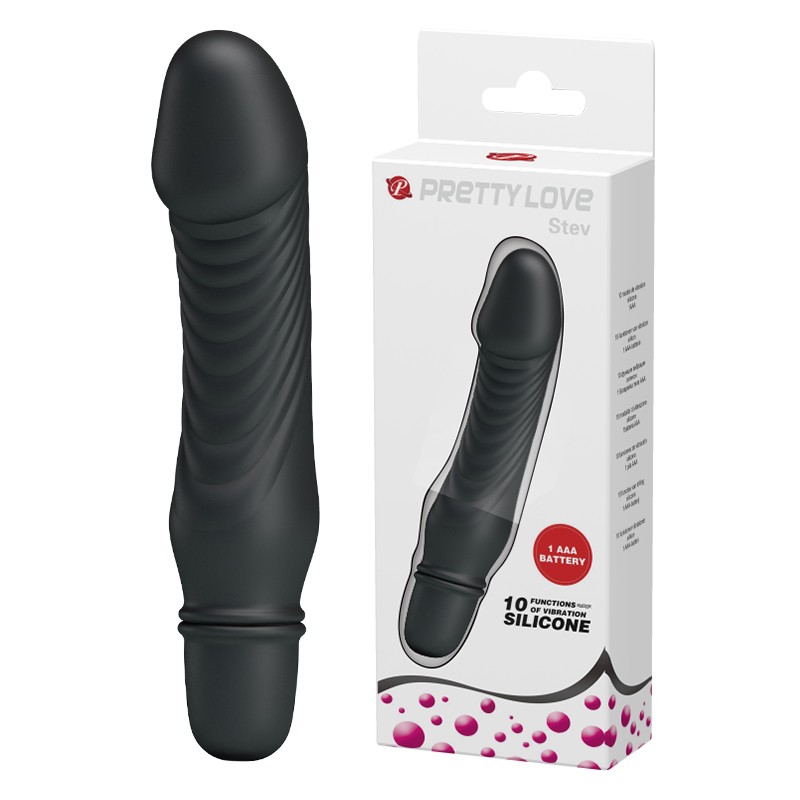 Вібратор - Pretty Love Stev Vibrator Black - зображення 1