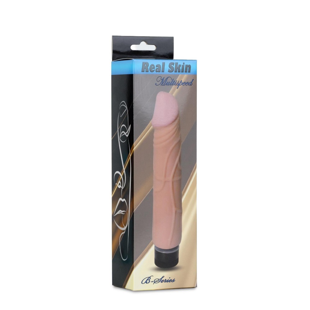 Вібратор - Real Skin Multispeed Flesh, 23 см - зображення 1