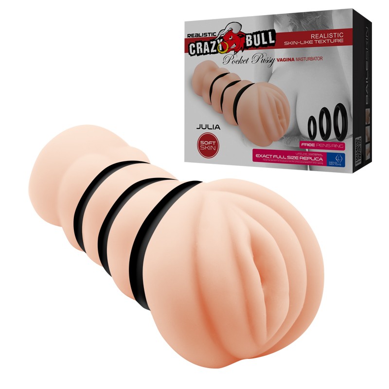 Мастурбатор - Crazy Bull Julia Pocket Pussy - зображення 1