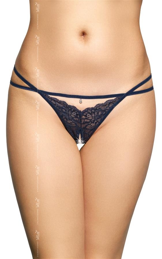 Жіночі стрінги - G-String 2496, blue S/M - зображення 1