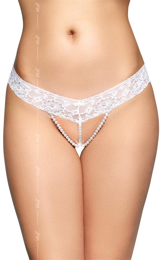 Жіночі стрінги - G-String 2491, white M/L - зображення 1